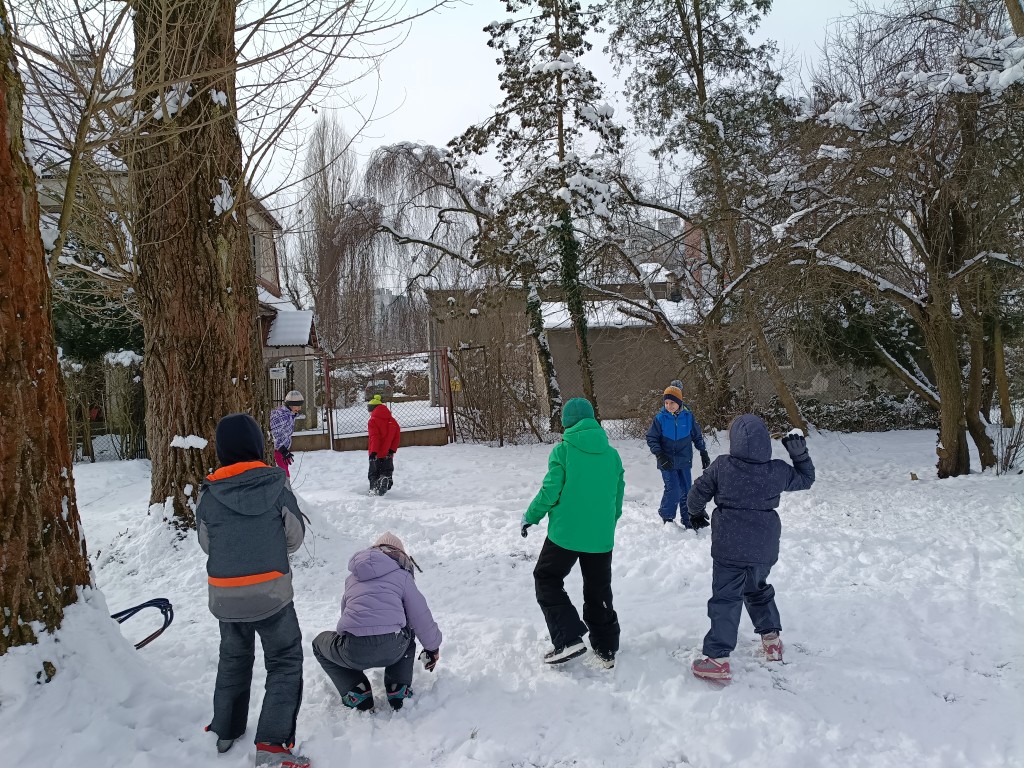 Zabawy na śniegu