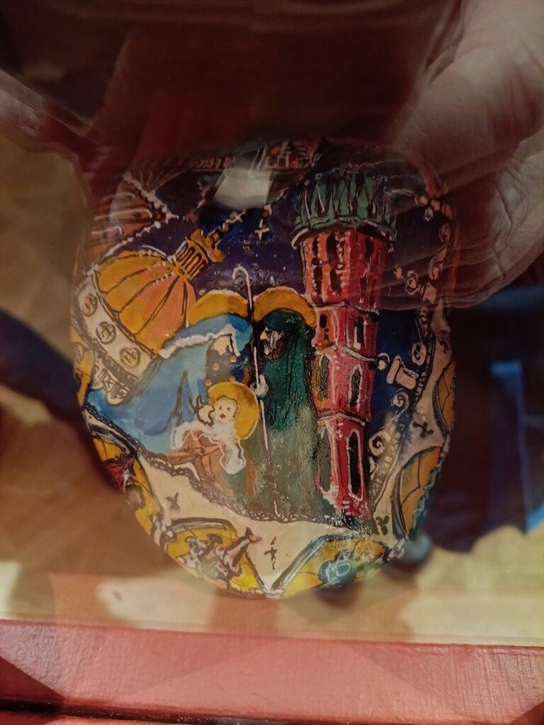 Szopka wykonana przez byłą panią dyrektor naszej szkoły – Barbarę Pyzik