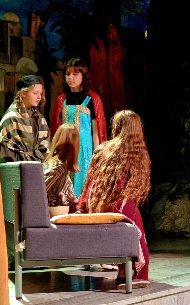 W ramach współpracy Szkolnego Koła Wolontariatu z Domem Pomocy Społecznej im. św. Brata Alberta, 20.03.2026 r., uczniowie naszej szkoły zaprezentowali na scenie DPS-u „Misterium z córką Jaira” w reżyserii Siostry Lucyny Sas