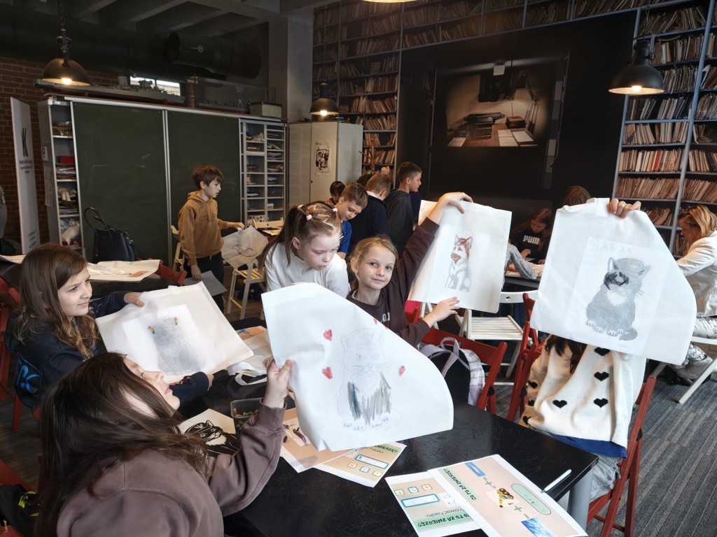 Klasy 3b i 3d w Muzeum Armii Krajowej w Krakowie