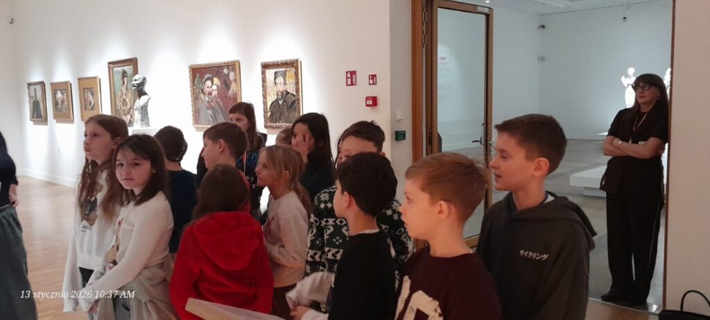 Klasy 3b i 3d w Gmachu Głównym Muzeum  Narodowego w Krakowie