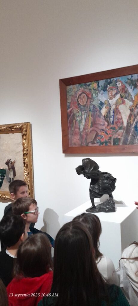 Klasy 3b i 3d w Gmachu Głównym Muzeum  Narodowego w Krakowie