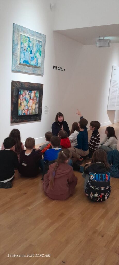 Klasy 3b i 3d w Gmachu Głównym Muzeum  Narodowego w Krakowie