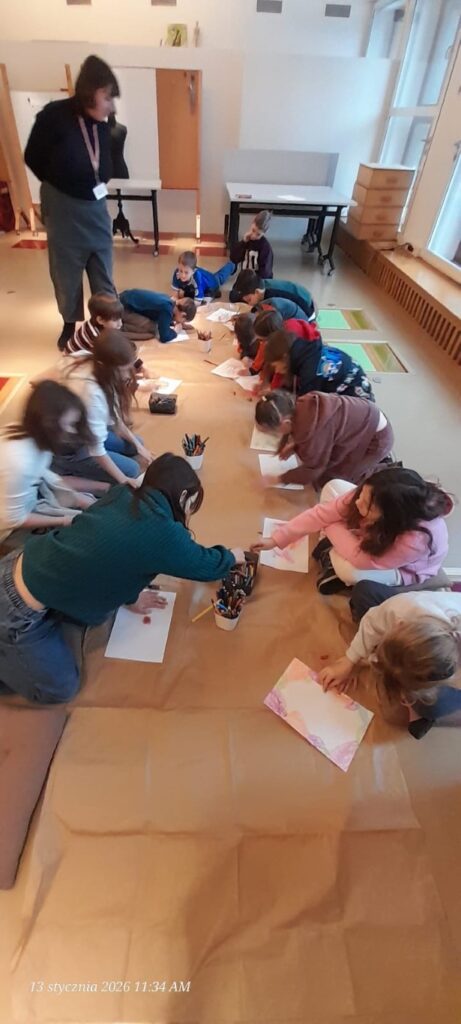 Klasy 3b i 3d w Gmachu Głównym Muzeum  Narodowego w Krakowie