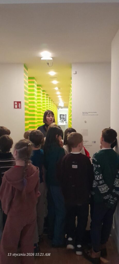 Klasy 3b i 3d w Gmachu Głównym Muzeum  Narodowego w Krakowie