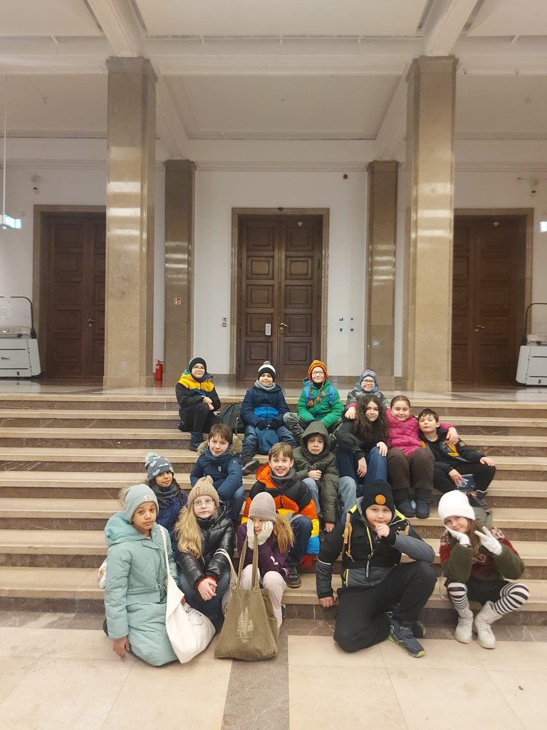 Klasy 3b i 3d w Gmachu Głównym Muzeum  Narodowego w Krakowie
