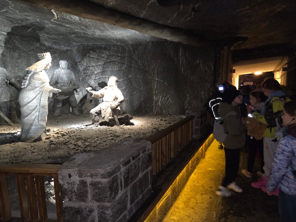 Wyprawa po sól, czyli wycieczka klasy 3A i 3B do Kopalni Soli w Wieliczce